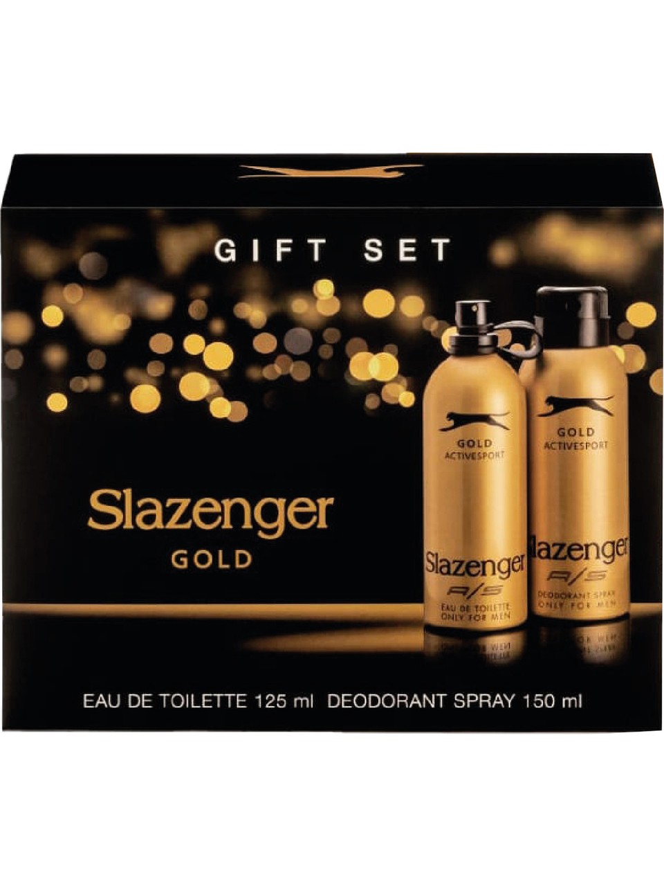 Slazenger Active Sport Gold Erkek 125 ml Parfüm 150 ml Deodorant Set