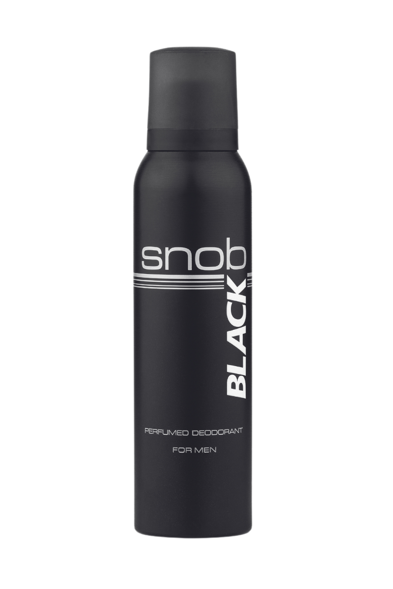 Snob Black Perfumed Deodorant For Men 150 ML