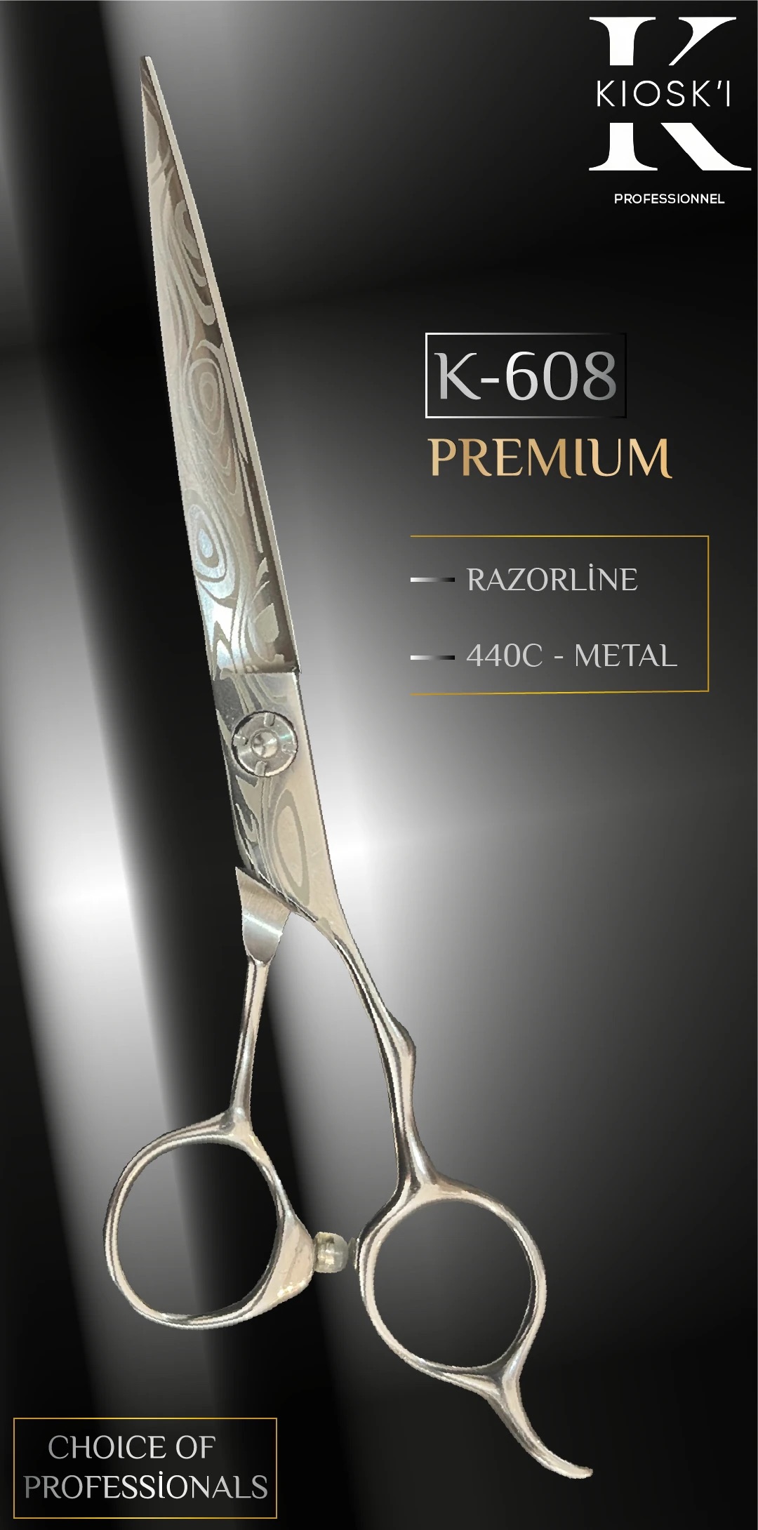 Kioski Premium Makas K 608 6,5 İnç