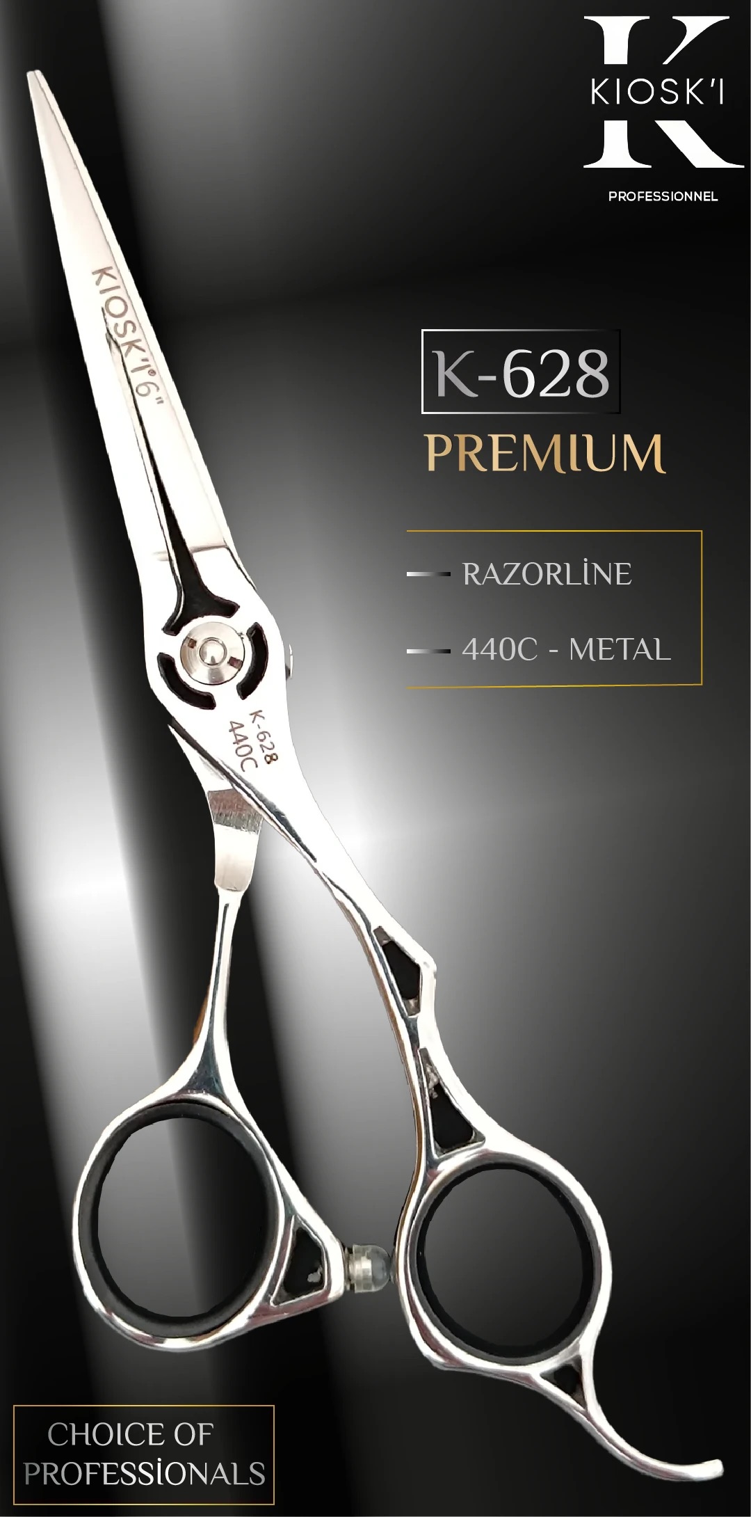 Kioski Premium Efile Makas KA 608 6 İnç