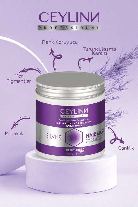 Ceylinn Silver Saç Maskesi 500 ML