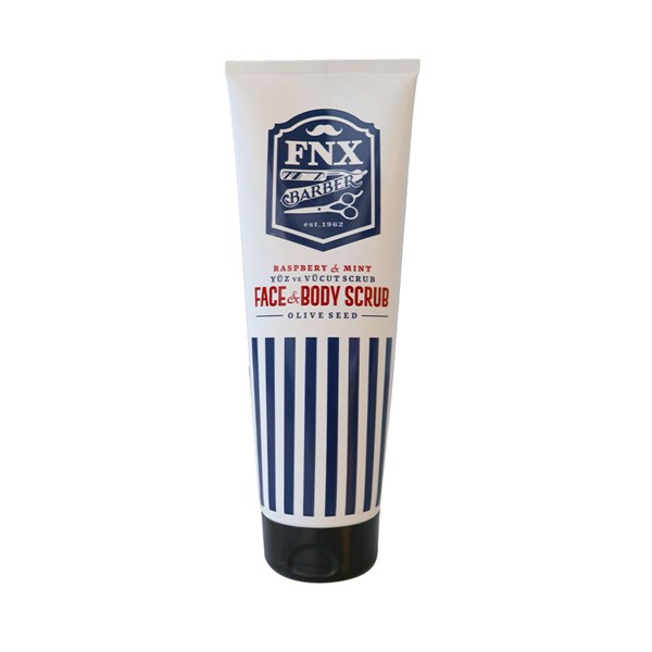 Fnx Barber Raspberry-Mint Yüz ve Vücut Scrub Maske 250 ML