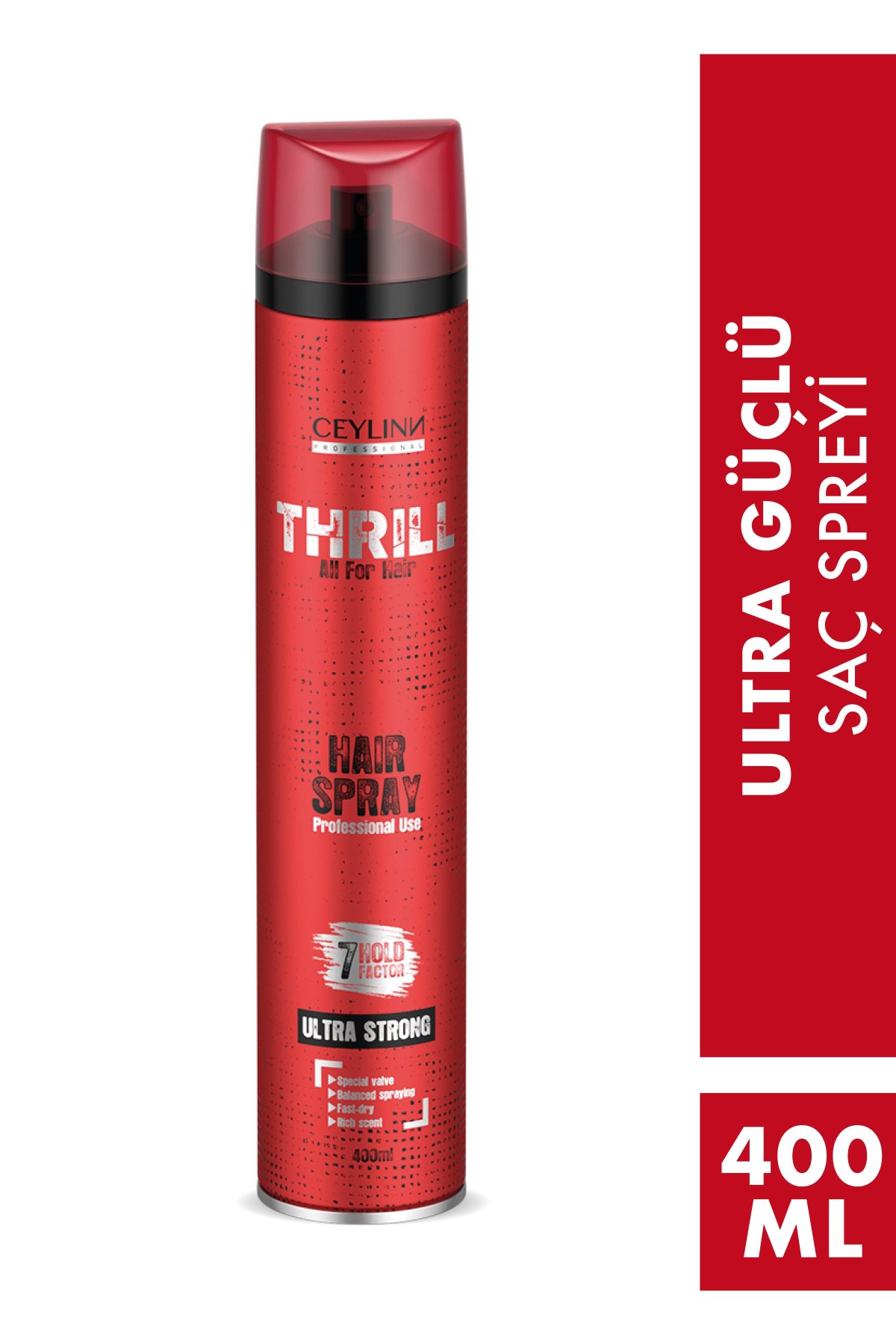 Ceylinn Thrill Ultra Strong Saç Spreyi 400 ML