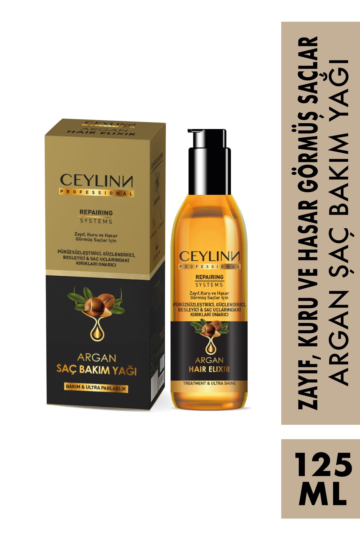 Ceylinn Argan Saç Bakım Yağı 125 ML