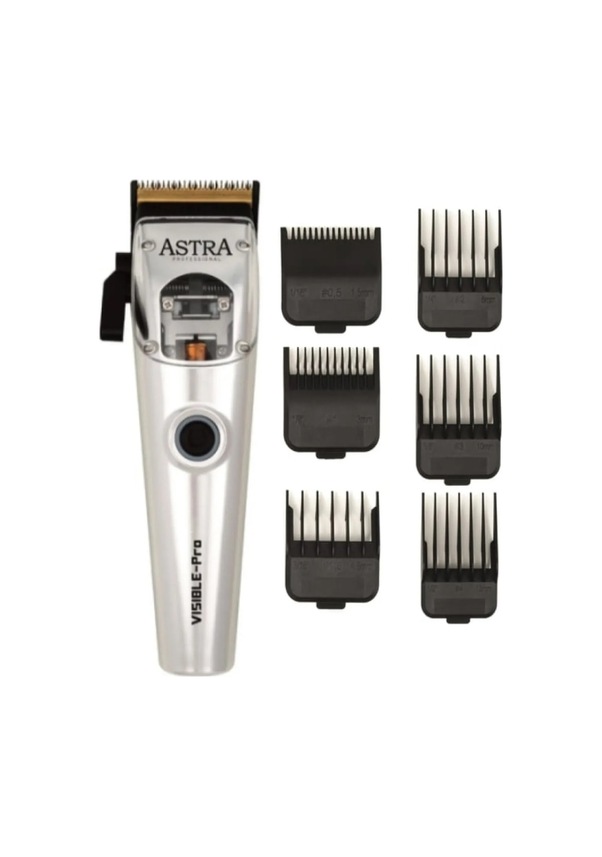Astra Visible-Pro Saç Kesme Makinesi Met.Gri
