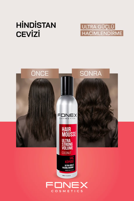 Fonex hair Mousse Ultra Strong Köpük 300 ML