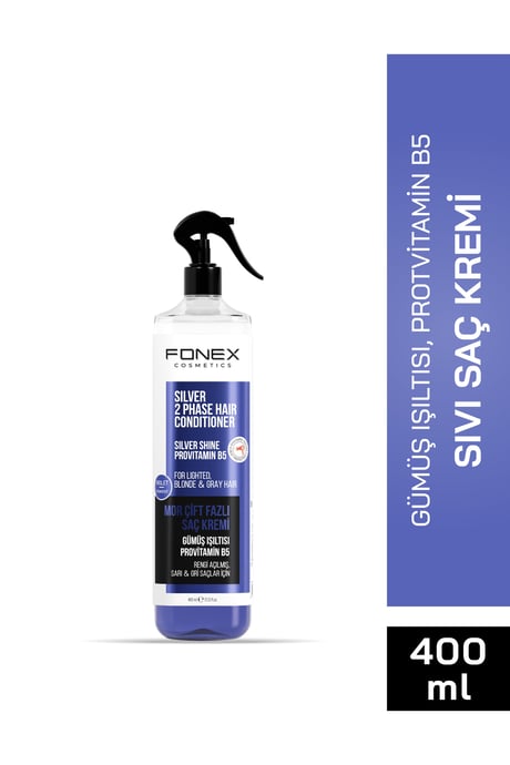 Fonex Two Phase Hair Cond. Silver 400 ML