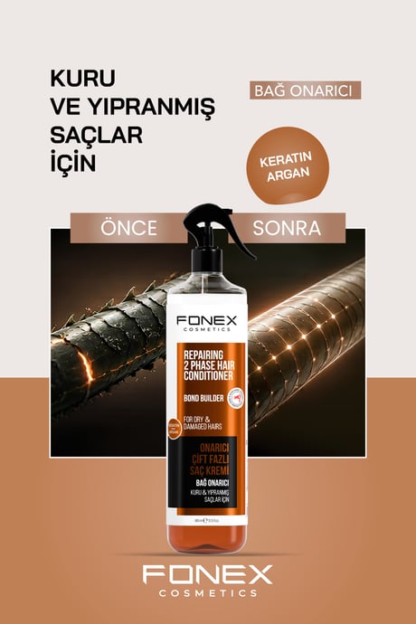 Fonex Two Phase Hair Cond. Repairing Fön Suyu 400 ML
