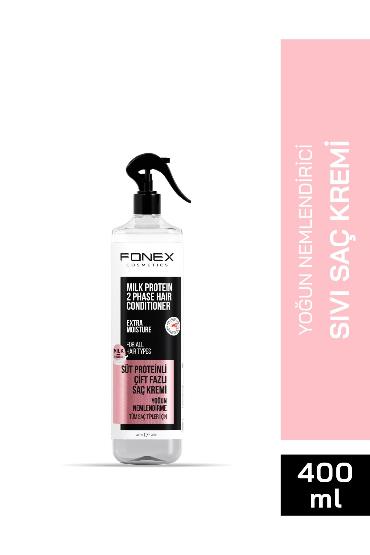 Fonex Two Phase Hair Cond. Milkprotein 400 ML