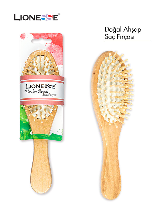 Lionesse Ahşap Saç Fırçası 854803