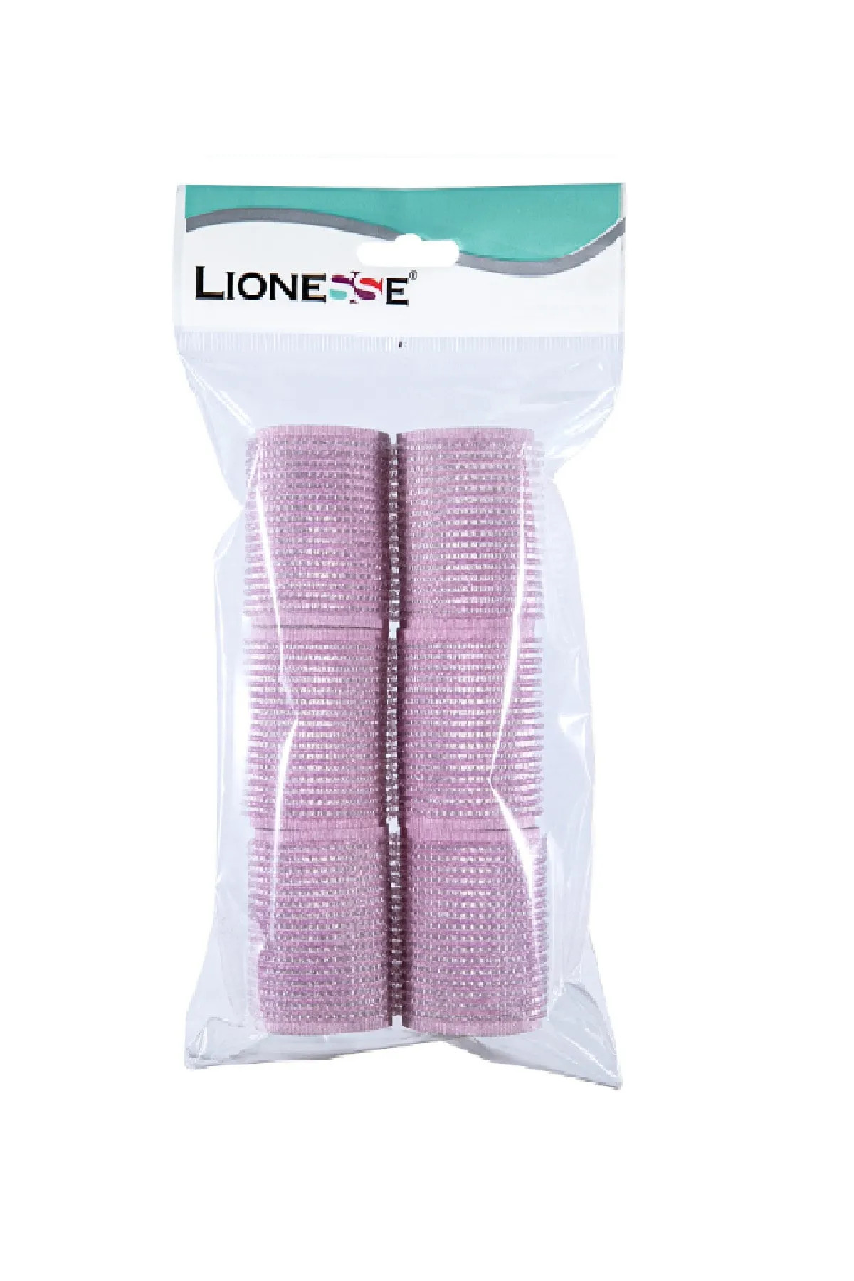 Lionesse Cırtlı Bigudi 1113 Pembe 6 Adet