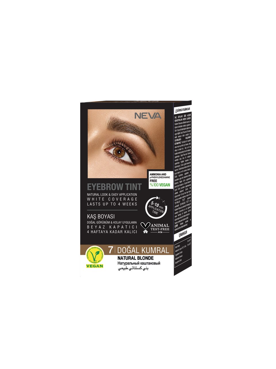 Neva Kaş Boyama Seti 7 Doğal Kumral