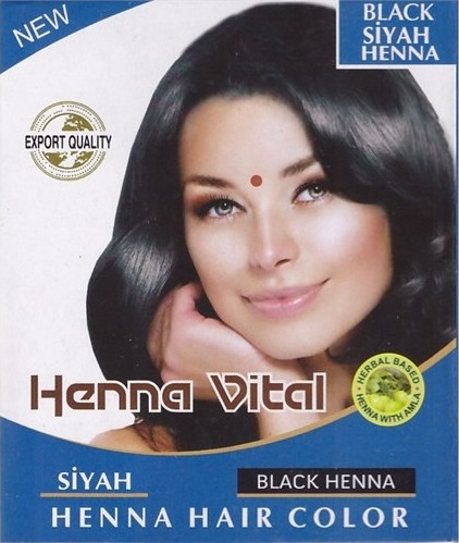 Hint Kınası Henna Vital Siyah 6 Lı 10 Gr
