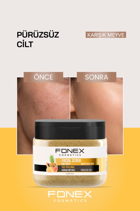Fonex Facial Scrup Mix Fruity 500 ML