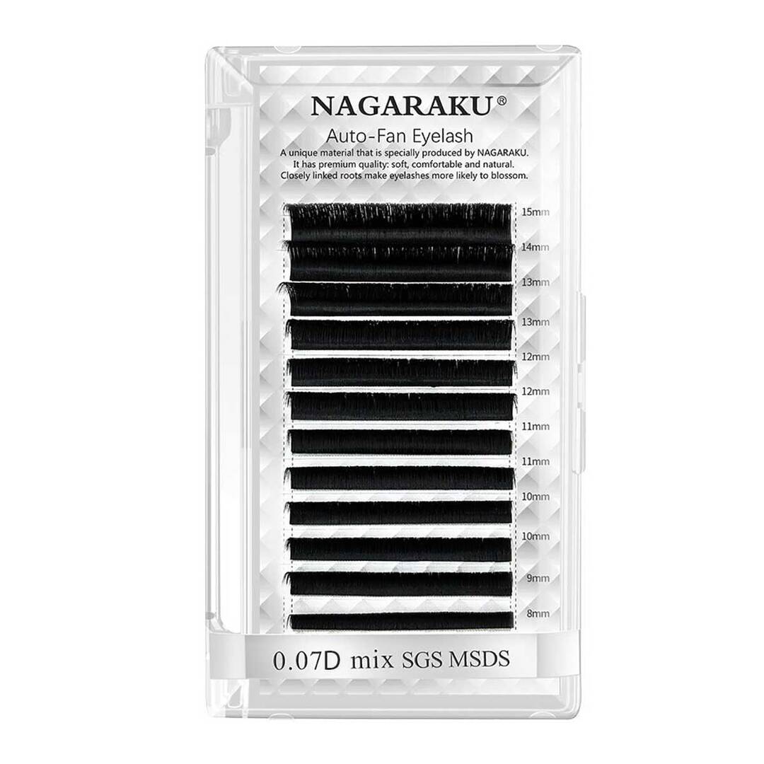 Nagaraku İpek Kirpik 0.07 D Mix 8-15 mm