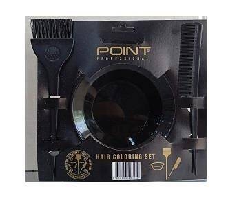 Point Boya Tası Fırça Tarak 3 Lü Set